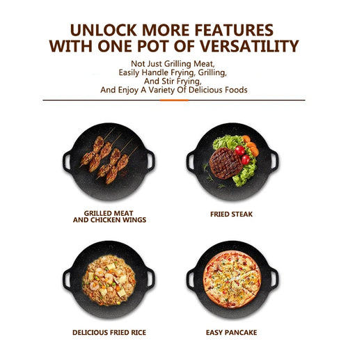 6-Layer Non-Stick Round Grill Pan