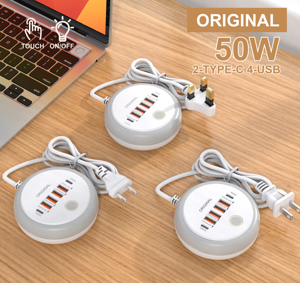 50W Multi Ports USB Charger Power Strip Socket