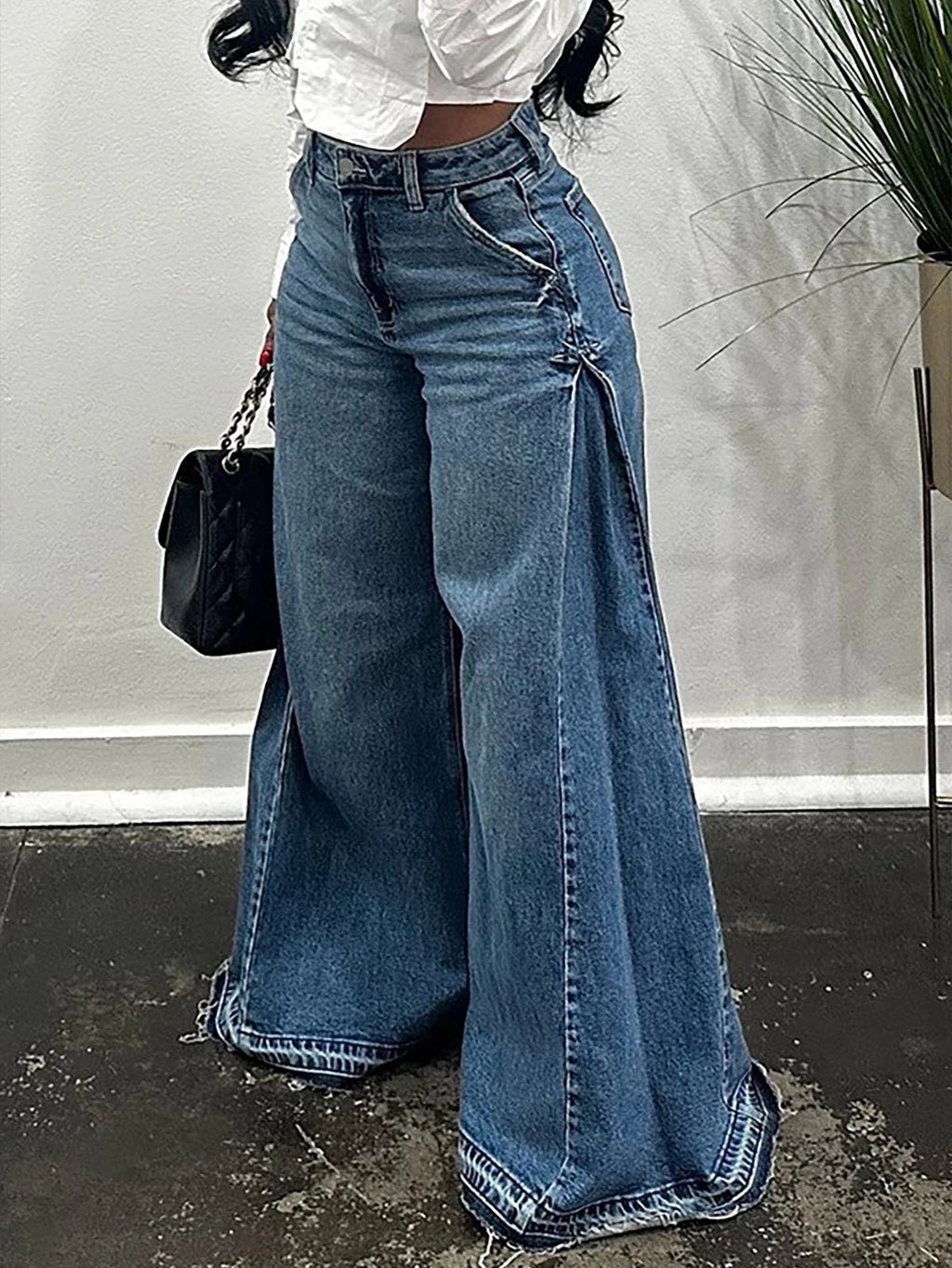Vintage Wide-Leg Jeans for Women