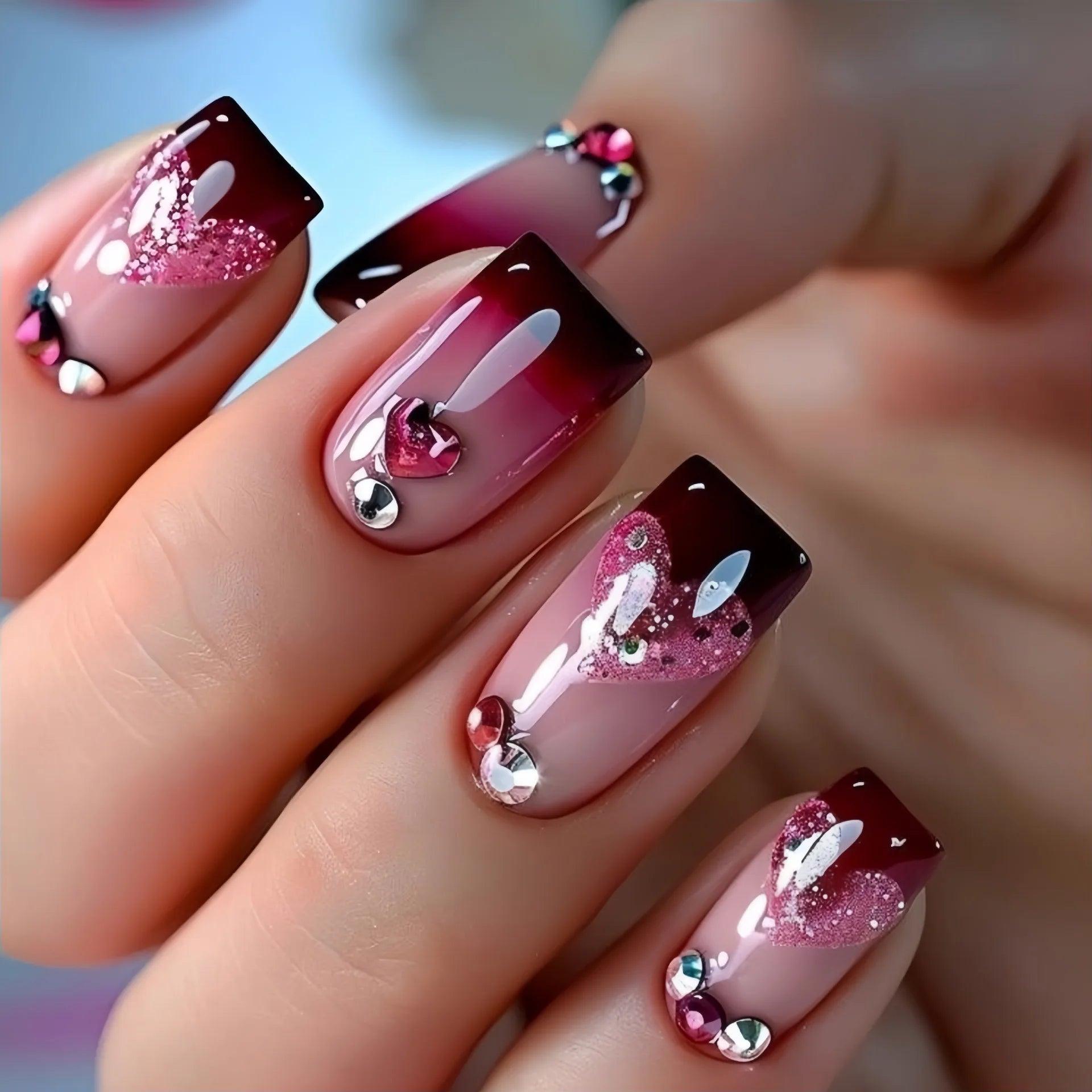 24pcs Simple Press on Nails
