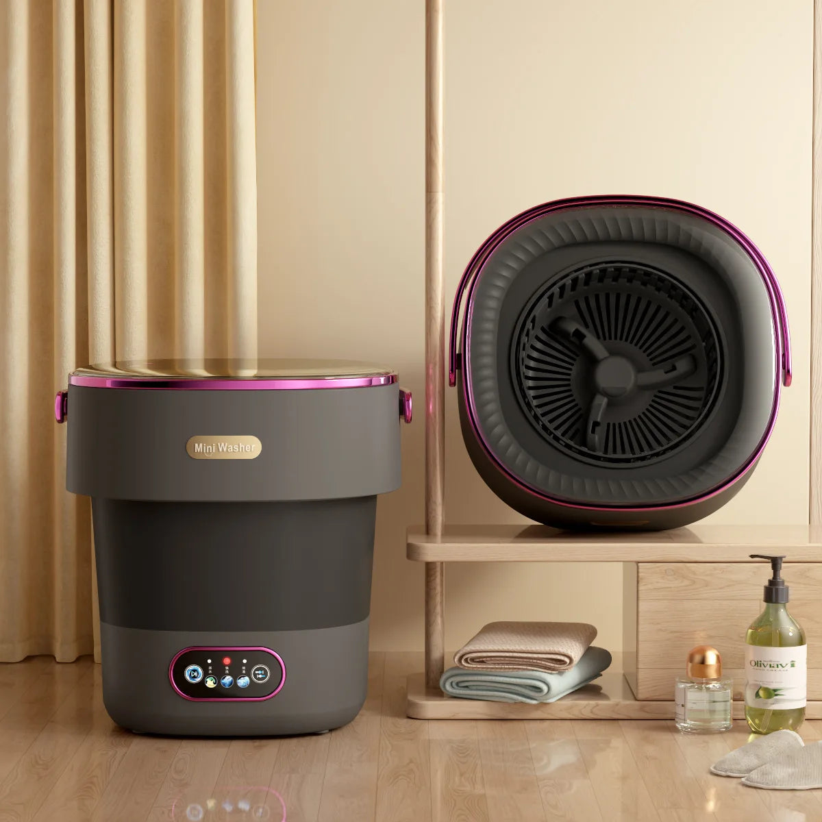 Portable Washing Machine With Spin Dryer