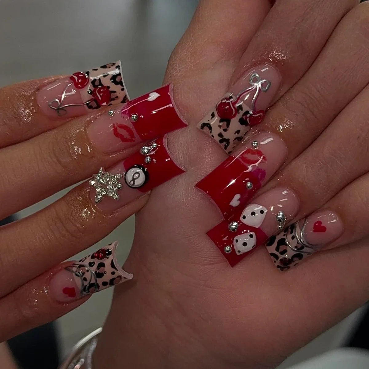 24pcs Y2K  Press On Nails
