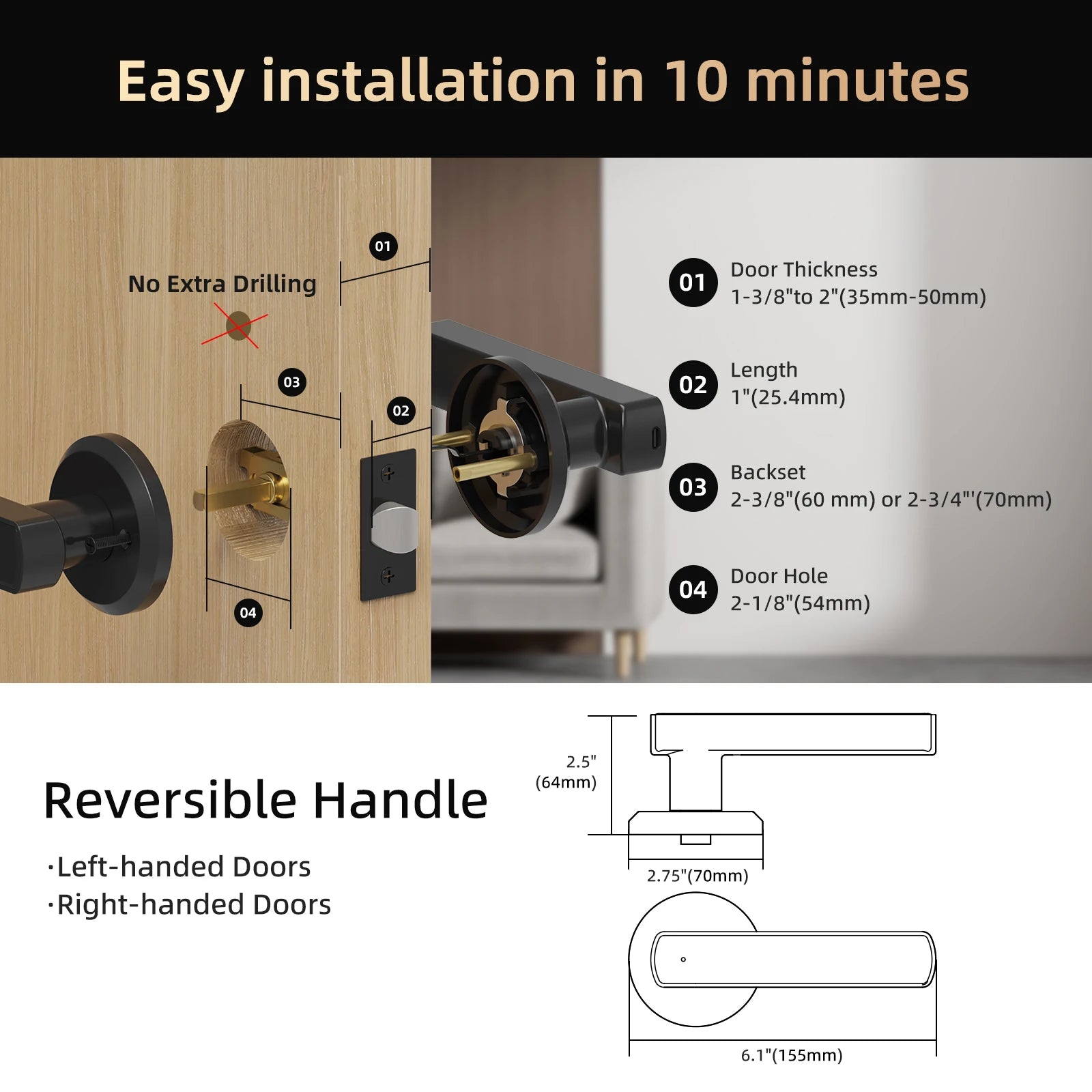 Smart Lock Fingerprint Door Lock App Control