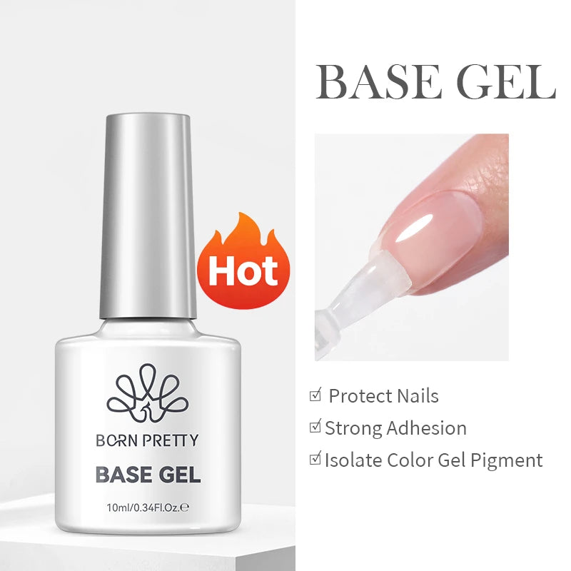 BORN PRETTY Super Top Coat and Base Gel Nail Polish