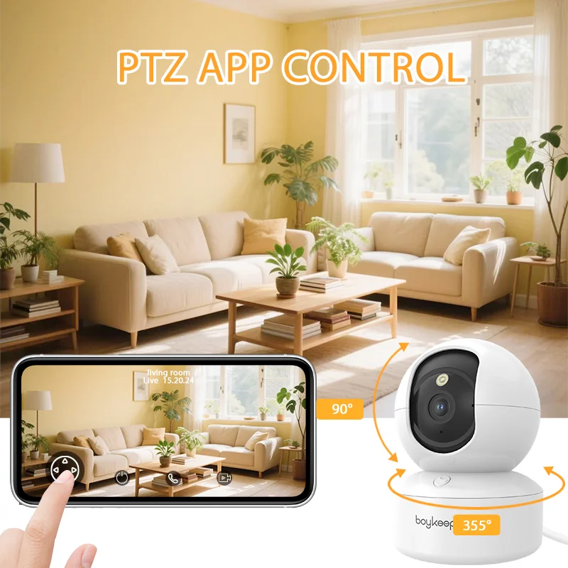 BoyKeep Smart Camera 2K Security Protection Nanny Cam