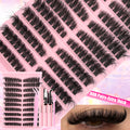 DIY Lash Extension Kit Clusters Individual Eyelashes Kit