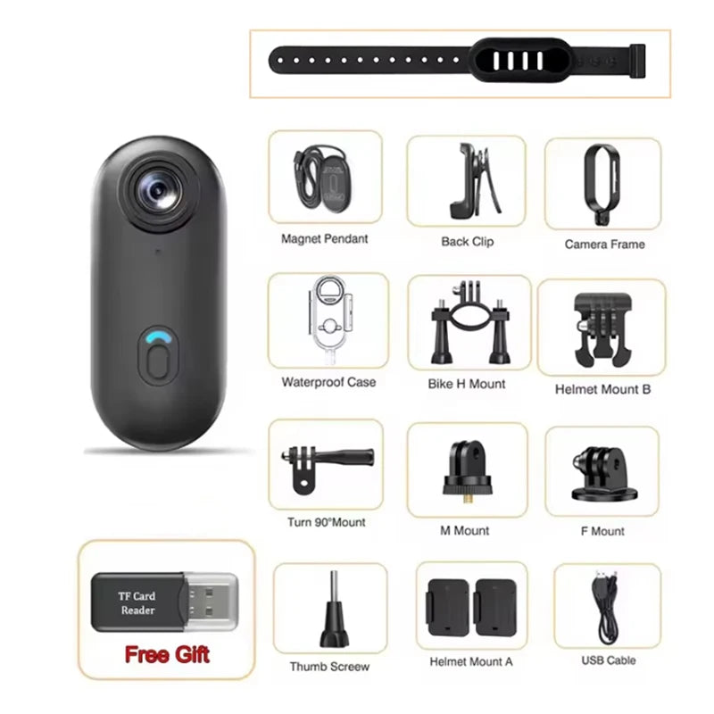 4K Outdoor Sports Camera 1080P Mini Camera In Helmet