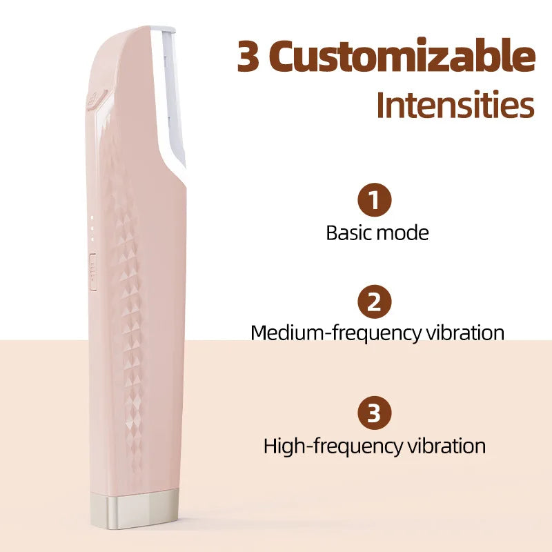 LED Sonic Rechargeable Dermaplane Razor with Light