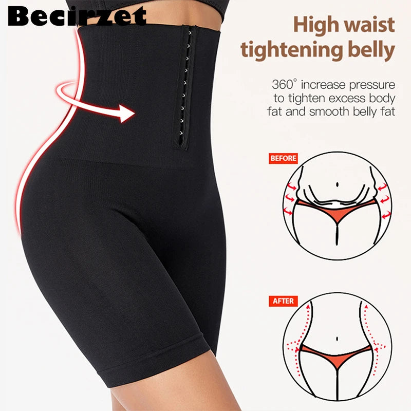 High Waist Flat Belly Belt Stretch Shapewear