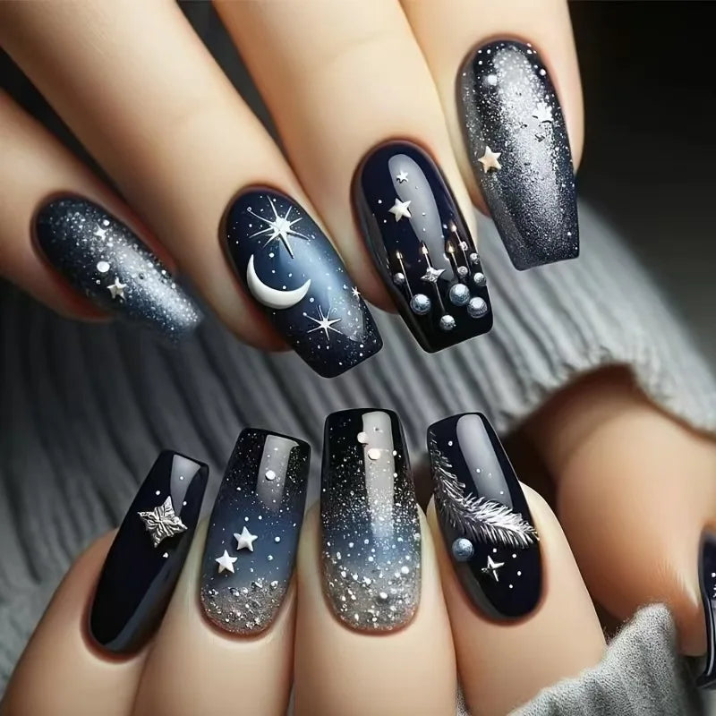 24pc Short Ballet Press on Nails