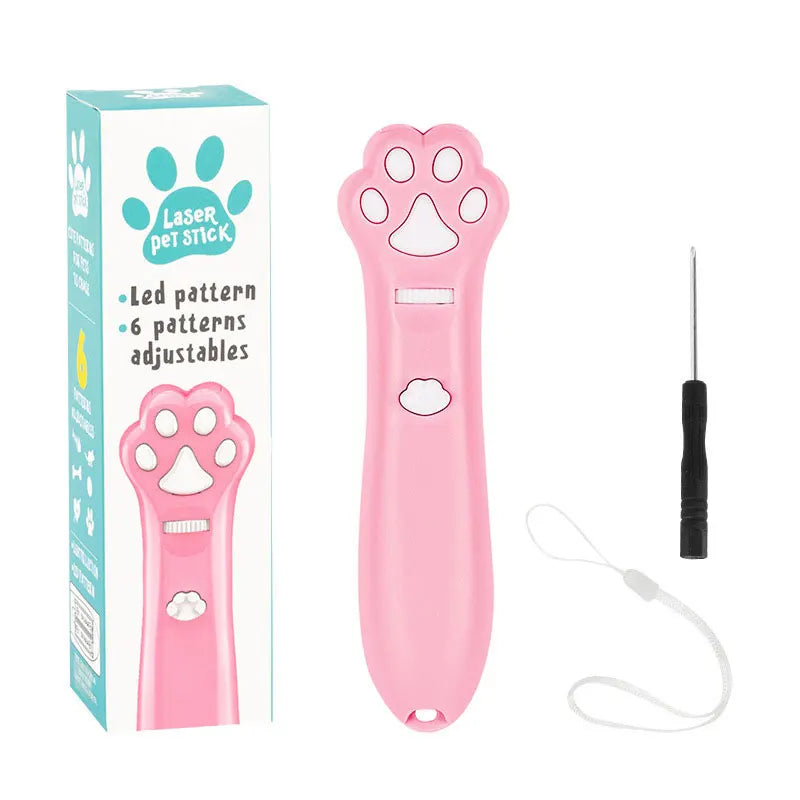 Laser Cat Teasing Stick Interactive Toy