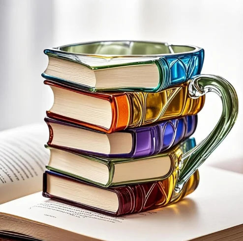 Painted Book Mug Novelty Coffee Mugs