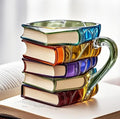 Painted Book Mug Novelty Coffee Mugs