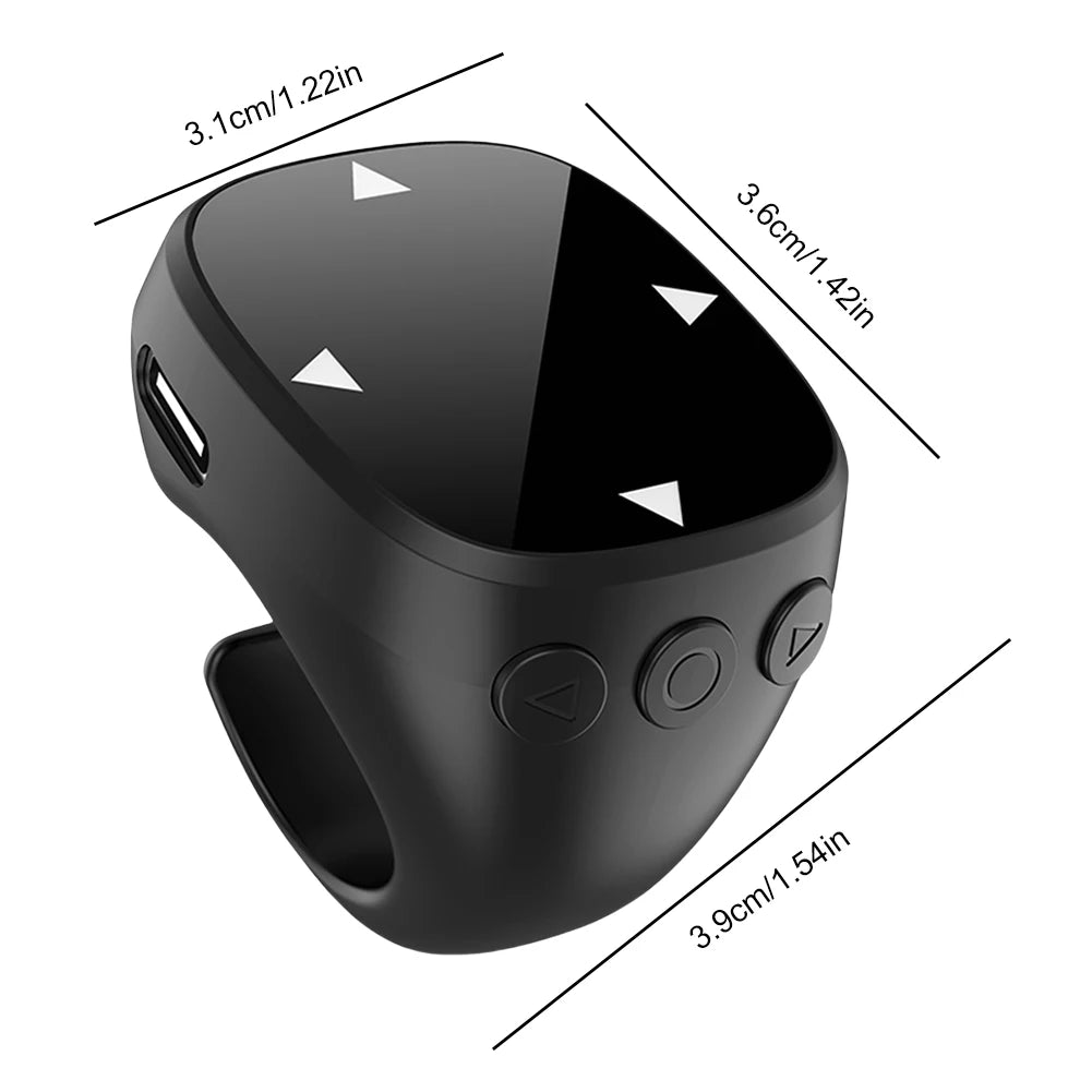 Fingertip Remote Scrolling Ring Wireless Bluetooth Remote Control