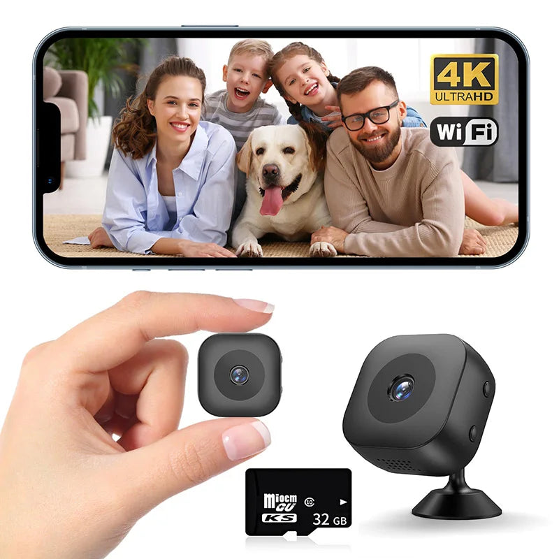 Mini 4K HD Camera WiFi Wireless Monitoring Security Protection Remote Monitor