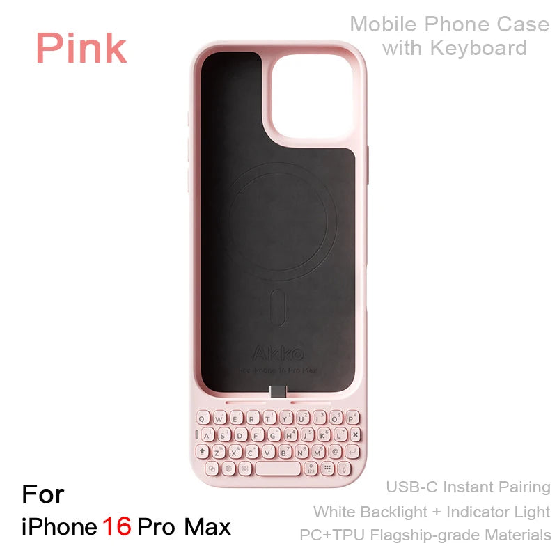 Mobile Phone Case with Keyboard All-in-One Magnetic-Attachment