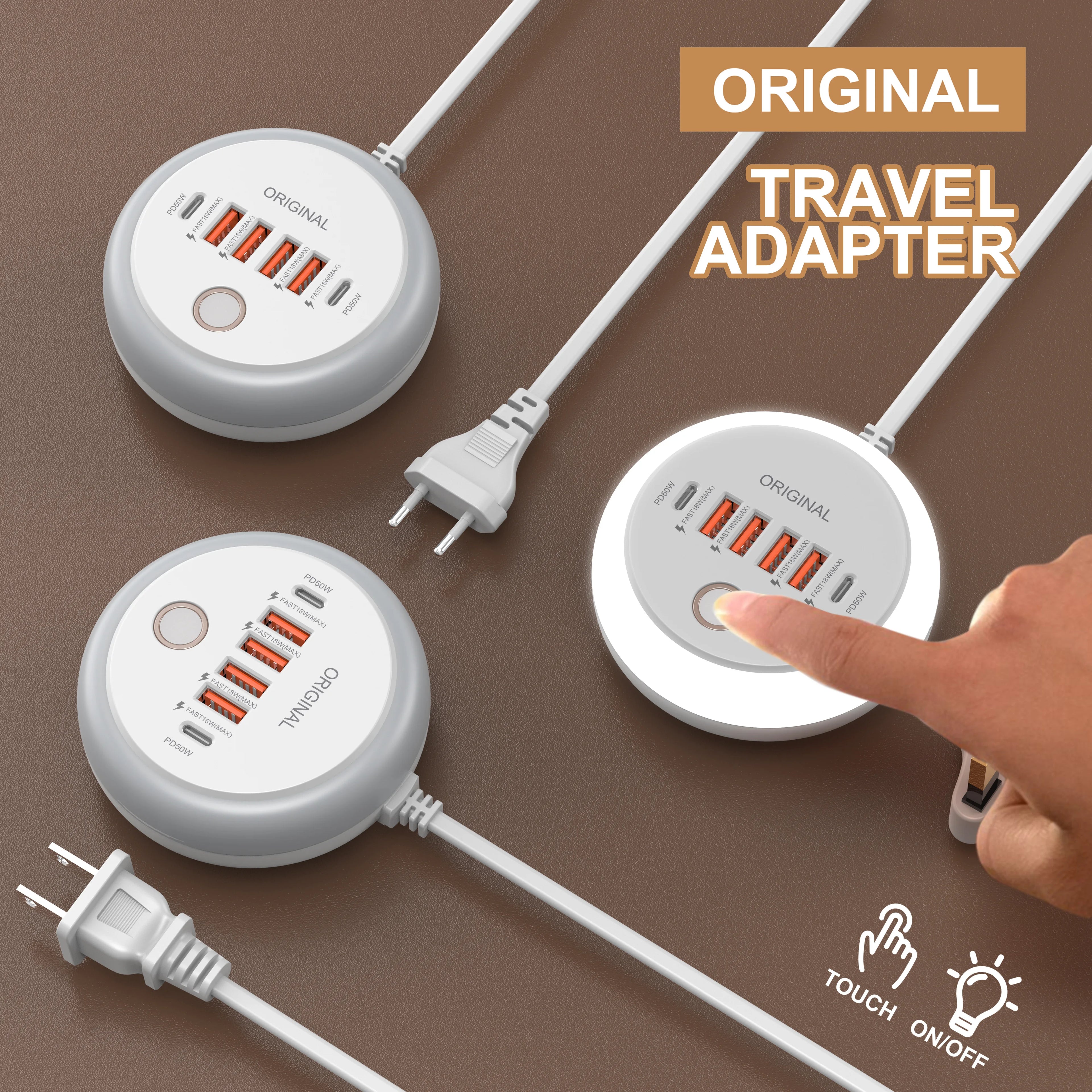 50W Multi Ports USB Charger Power Strip Socket