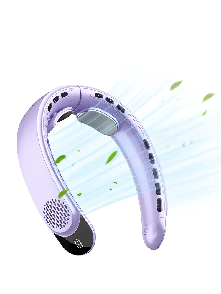 4000mAh Leafless Portable Neck Fan
