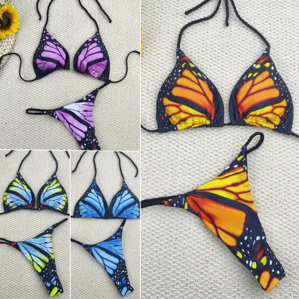 Butterfly Bikini Women Swimsuit