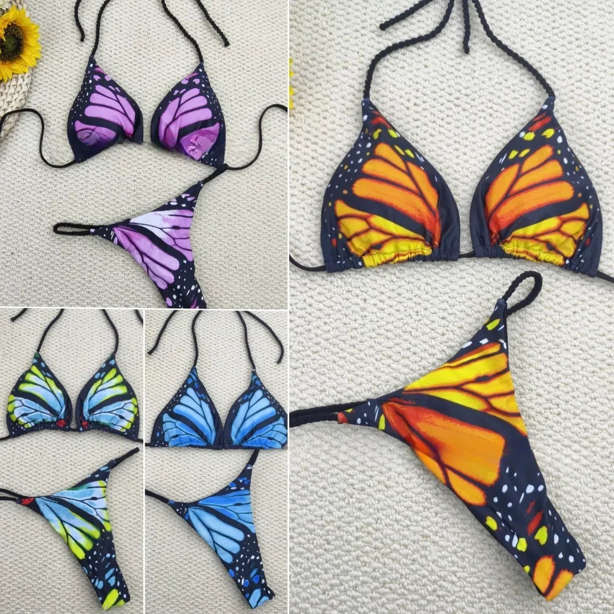 Butterfly Bikini Women Swimsuit