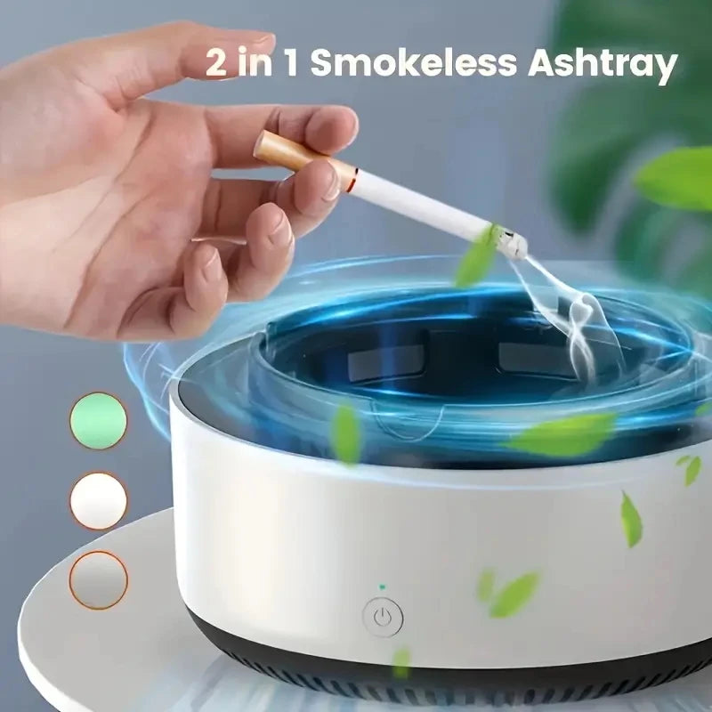 2-in-1 Intelligent Smoke-free Ashtray