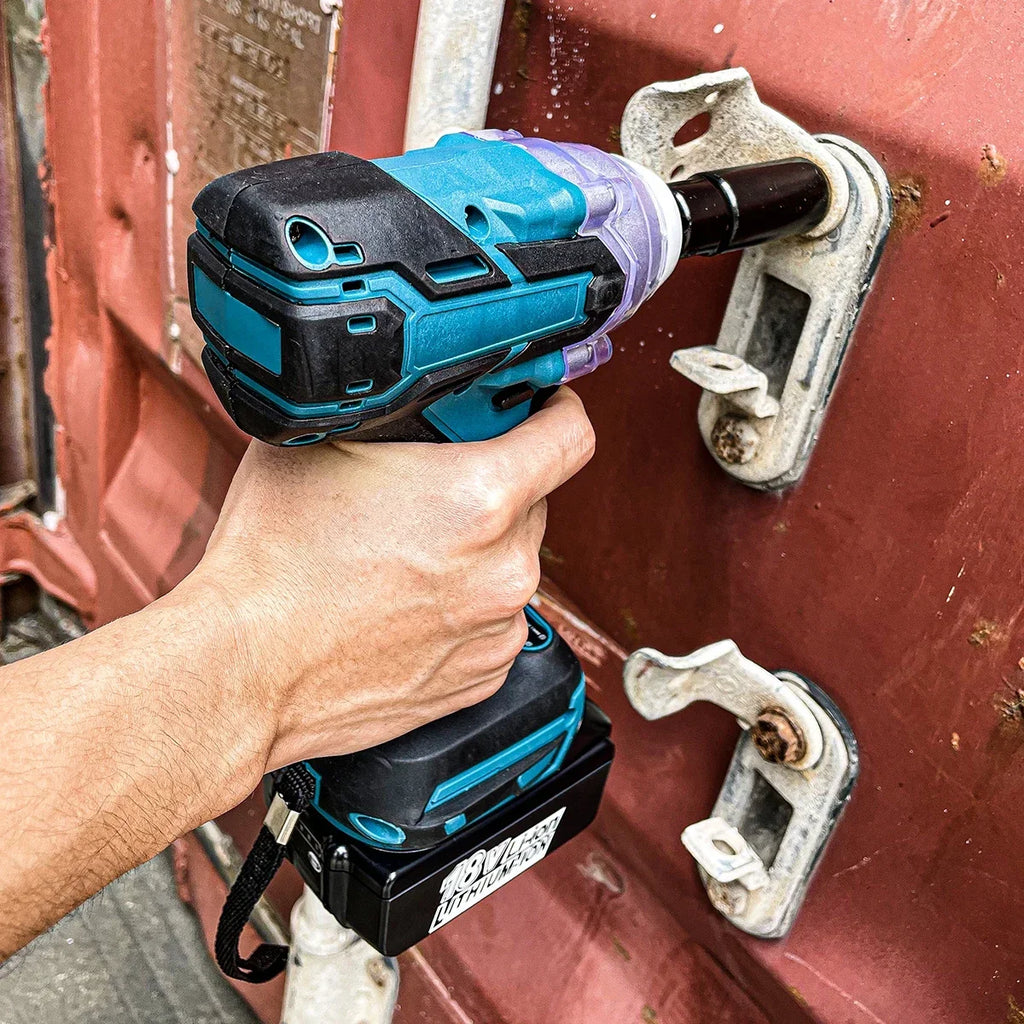 48VF 21V 18V Electric Impact Wrench 1/2Inch Power Tools 2 In 1 Brushless Cordless Wrench