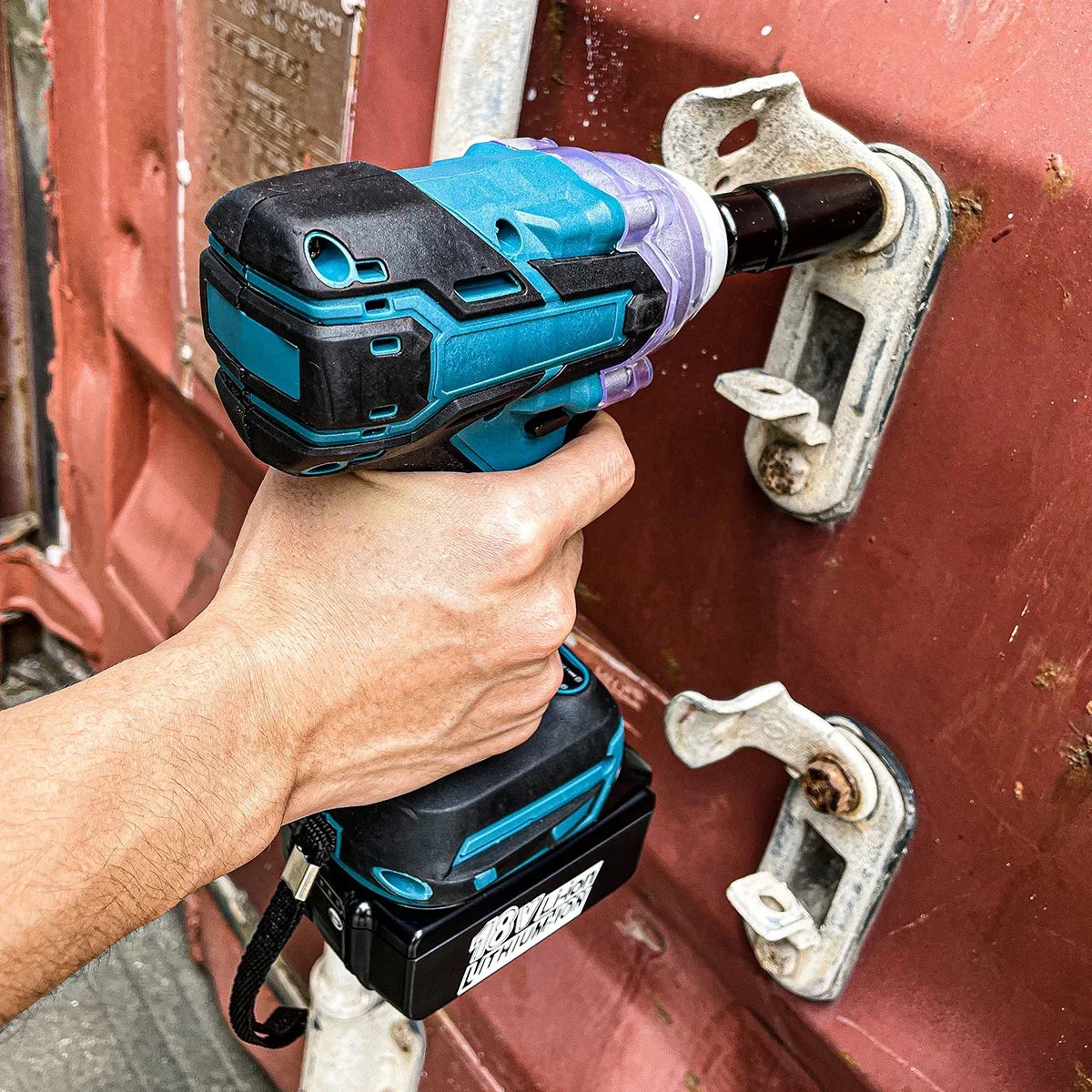 48VF 21V 18V Electric Impact Wrench 1/2Inch Power Tools 2 In 1 Brushless Cordless Wrench