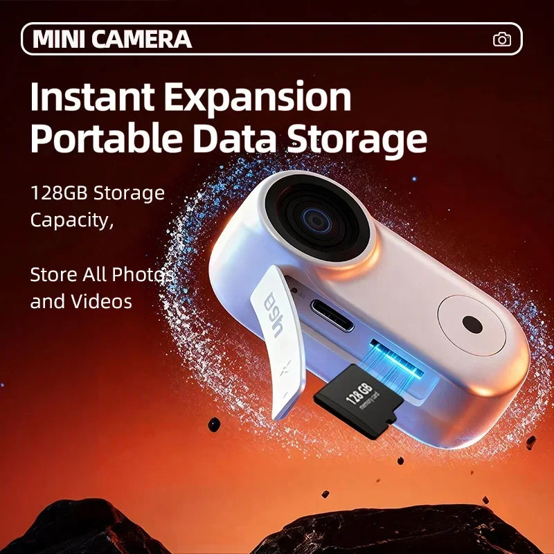 Lenovo WiFi Mini Action Camera 4K HD Thumb POV Camera