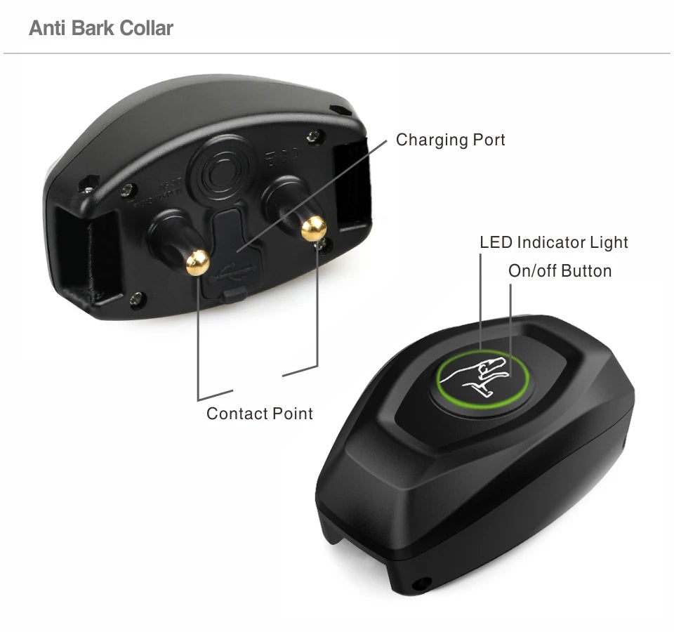 2 In 1 Pet Dog Training Collar & Automatic Anti Bark