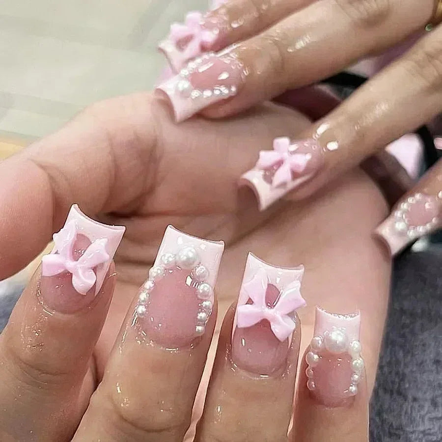 24Pcs French Press on Nails