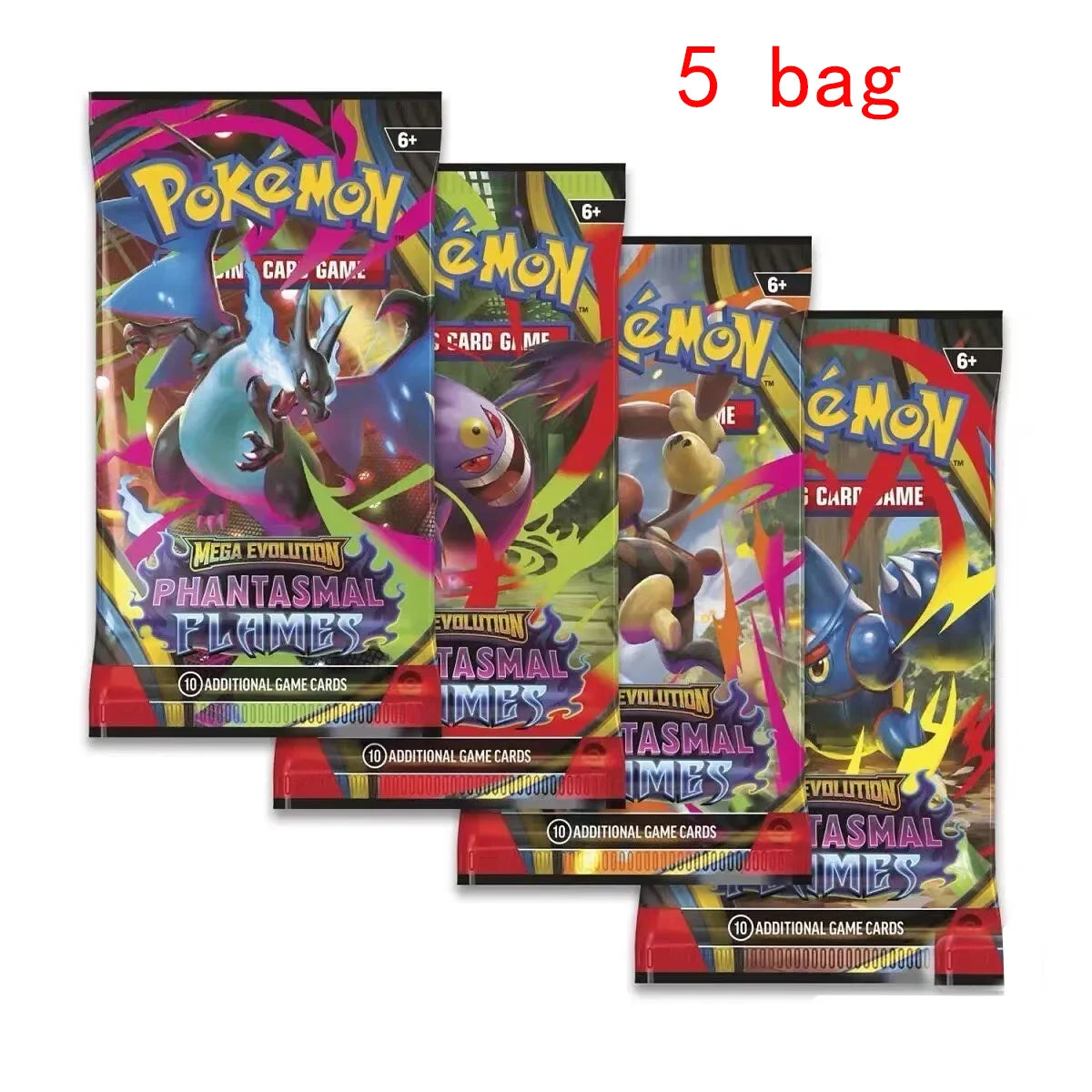 360pcs English Pokemon Cards Trade Game Cards
