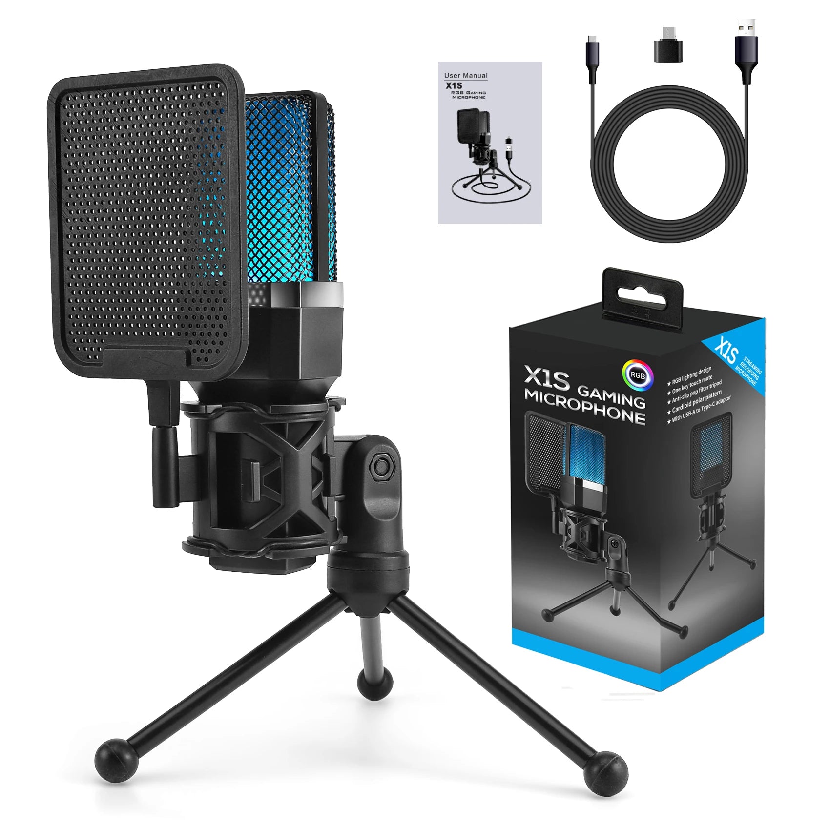 Gaming Computer Professional Condenser Microphone