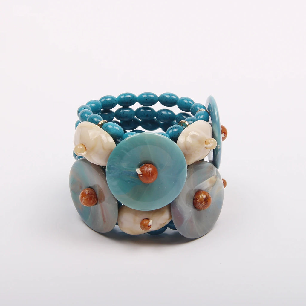 Statement Boho Beads Bracelet Set