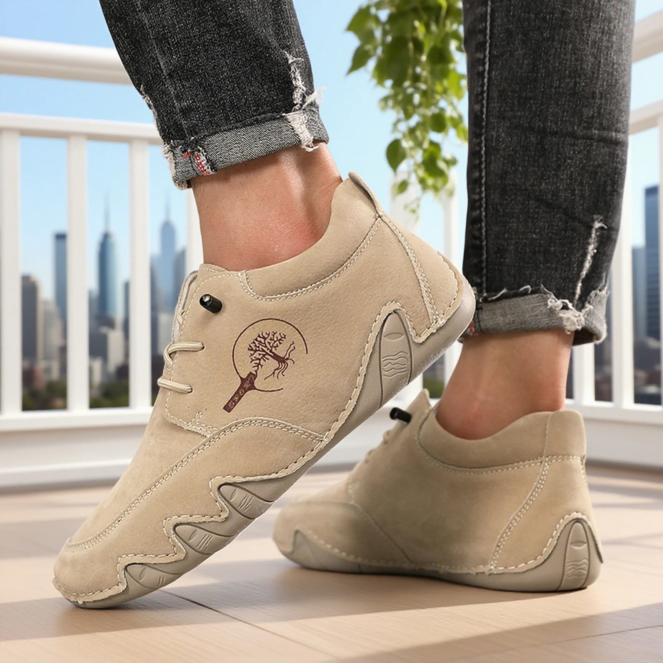 Breathable Suede Casual Shoes