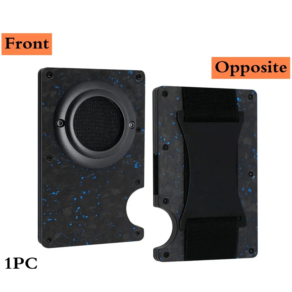 Minimalist Wallet with Airtag Holder and Money Clip