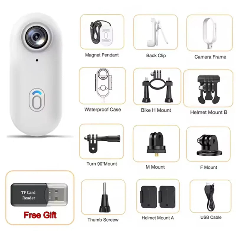 4K Outdoor Sports Camera 1080P Mini Camera In Helmet