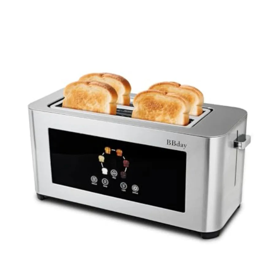 4-Slice Touch Screen Smart Toaster with LCD Display