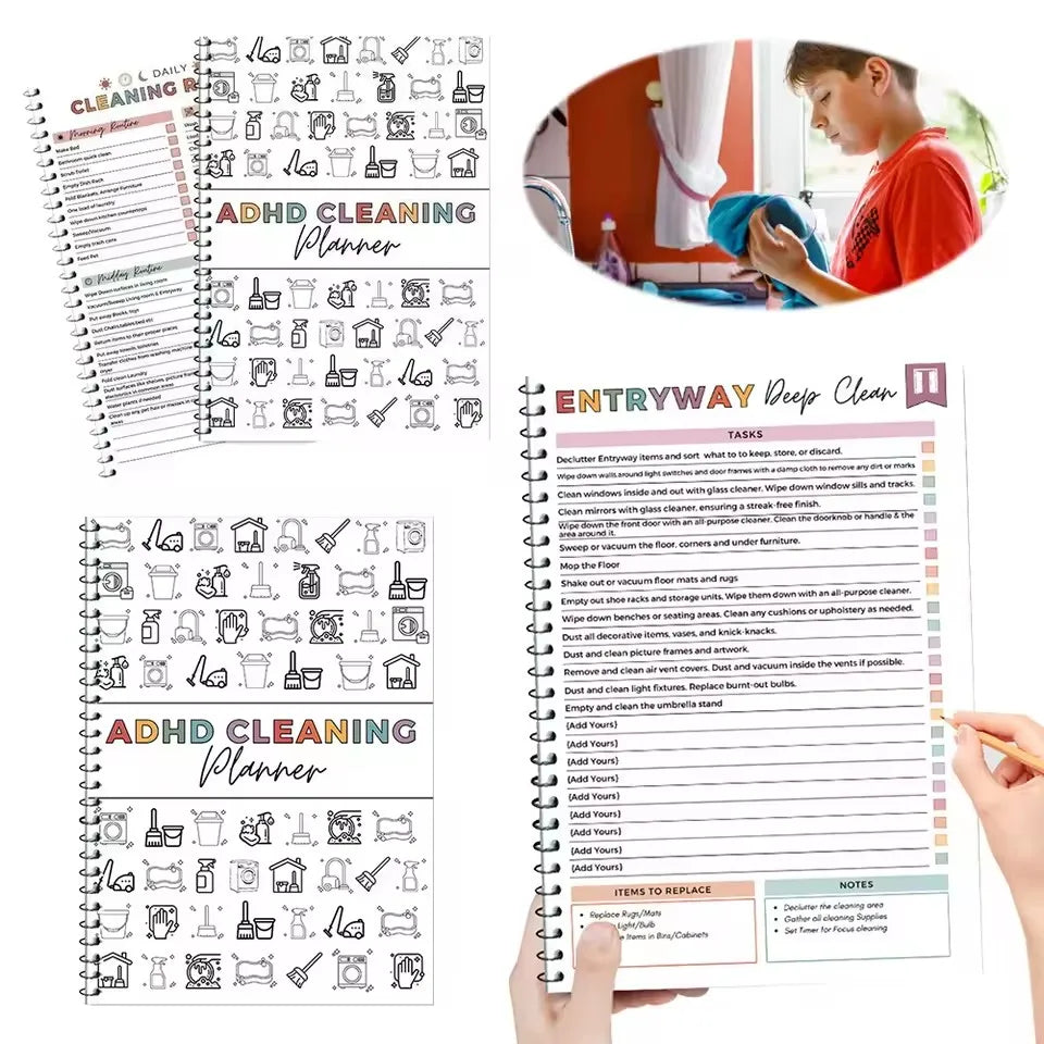 ADHD Cleaning Planner Bundle