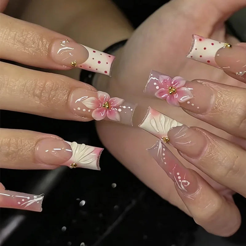24Pcs French Press on Nails