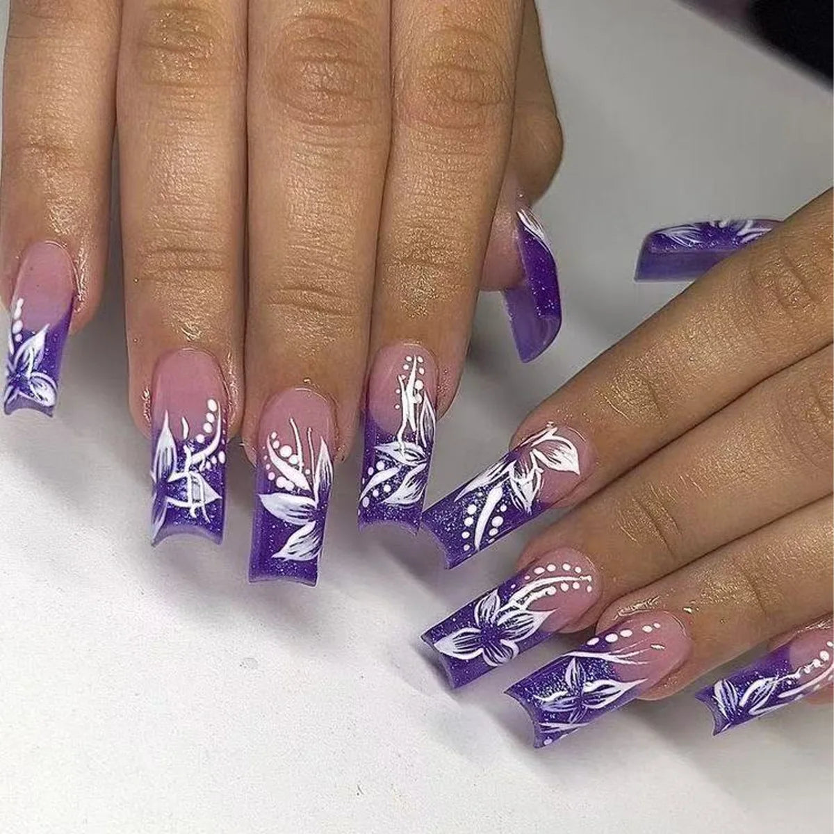 24pcs Simple Press on Nails