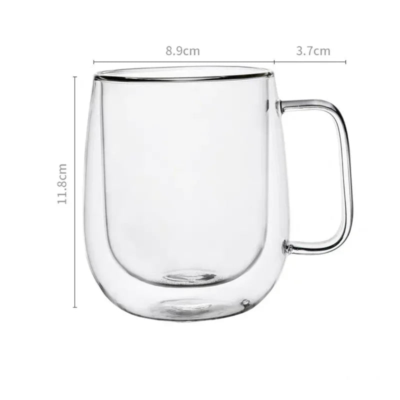 Heat Resistant High Borosilicate Glass Mug