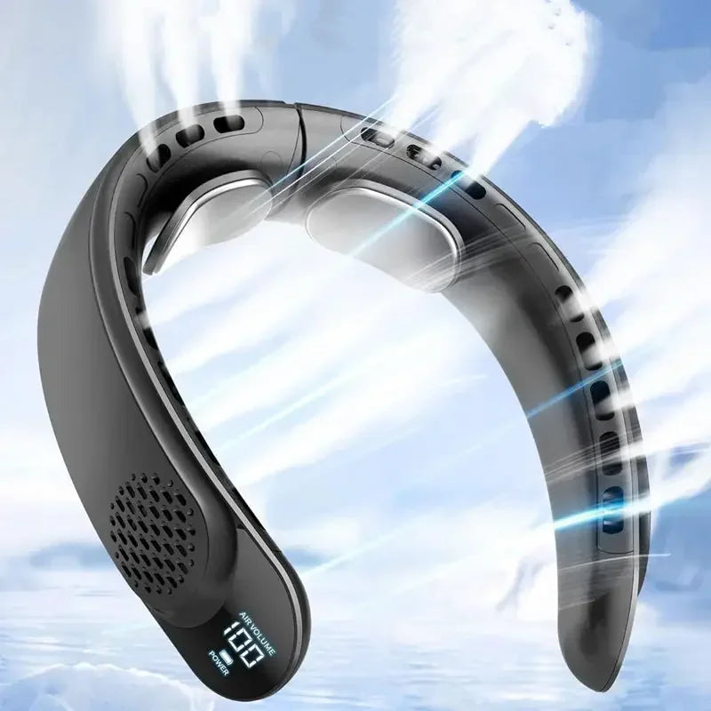 4000mAh Leafless Portable Neck Fan