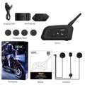V6PRO+ Motorcycle Intercom Helmet Bluetooth5.1  Headset
