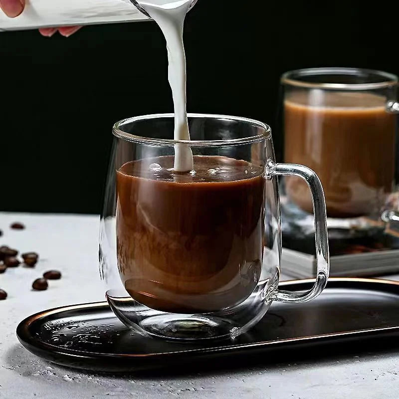 Heat Resistant High Borosilicate Glass Mug