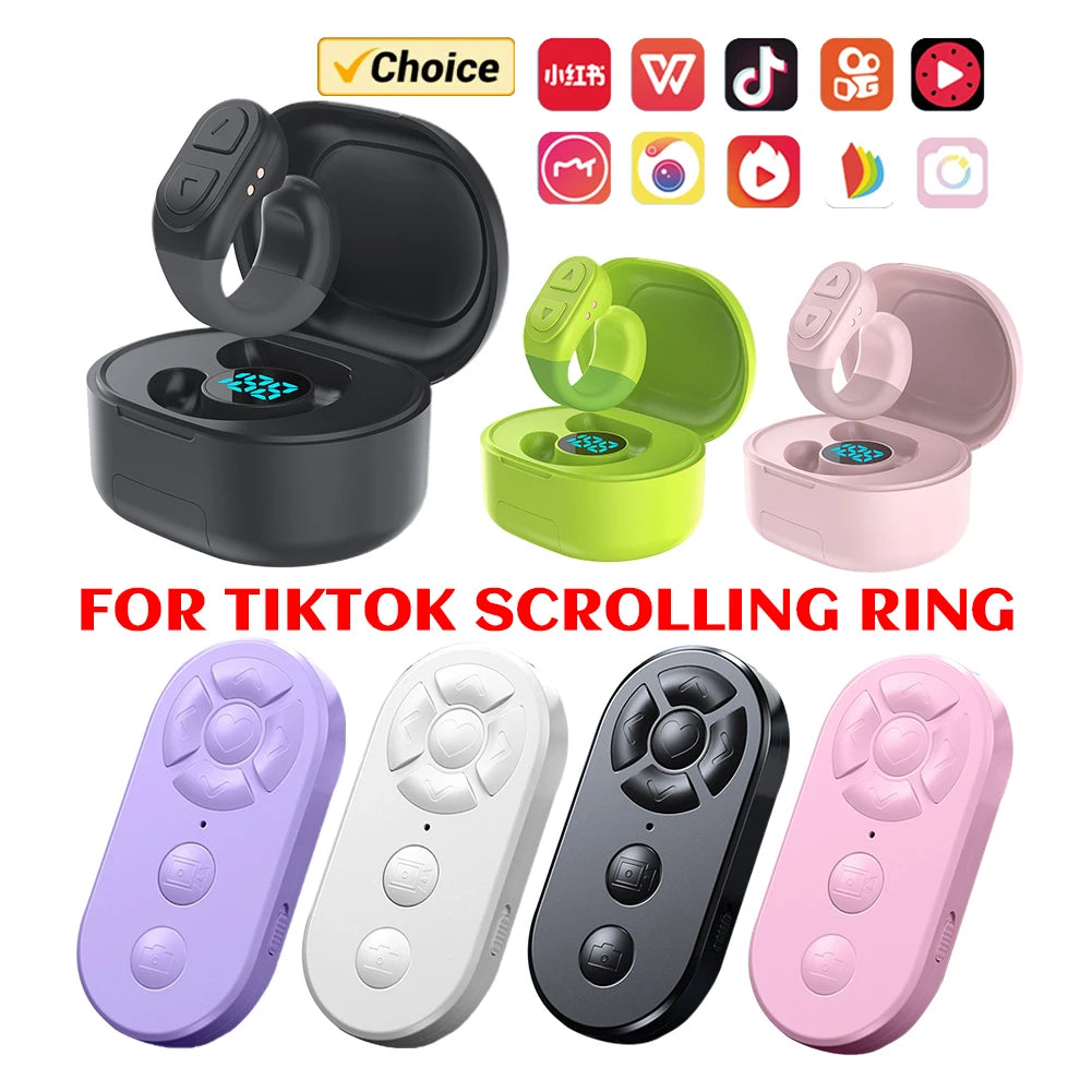 TikTok Scrolling Ring Remote Control