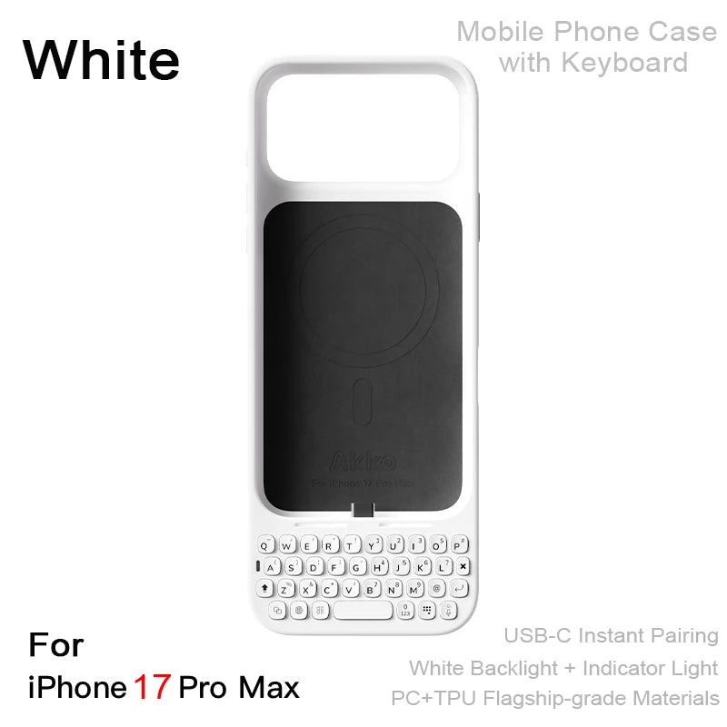 Mobile Phone Case with Keyboard All-in-One Magnetic-Attachment