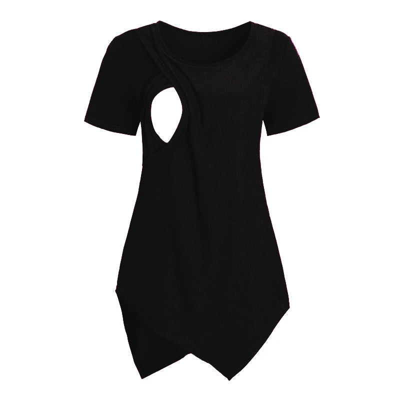 Women Maternity Casual Soft  Nursing Tops