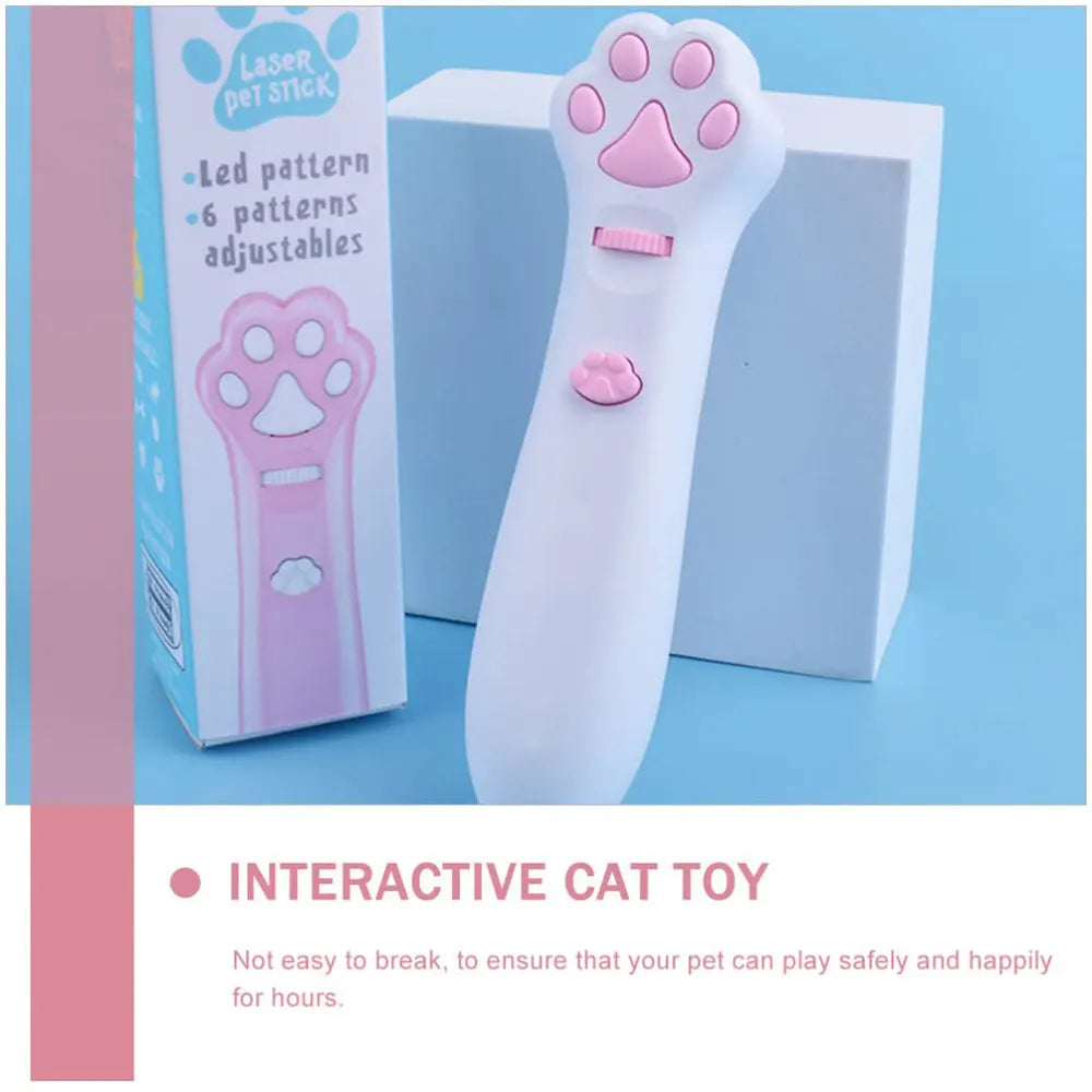 Laser Cat Teasing Stick Interactive Toy