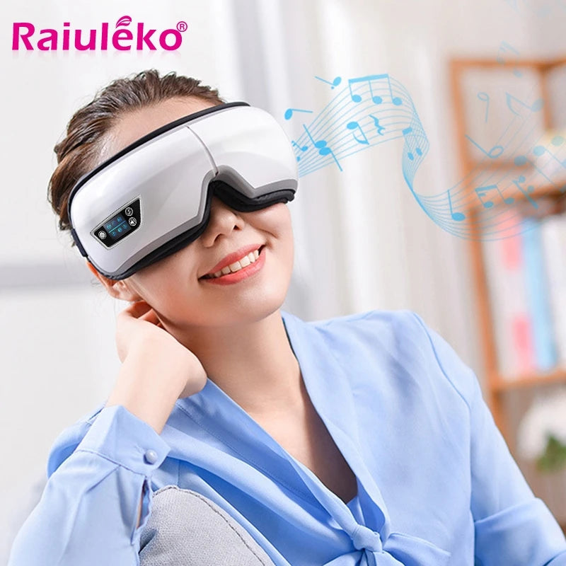 6D Smart Eye Massager Vibration Airbag Compress Eye Care