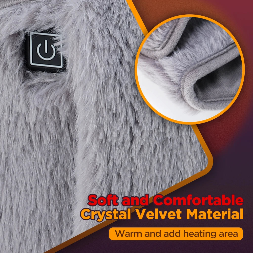 3 Levels Electric Graphene Heating Pad Cold-Proof Uterine Belt